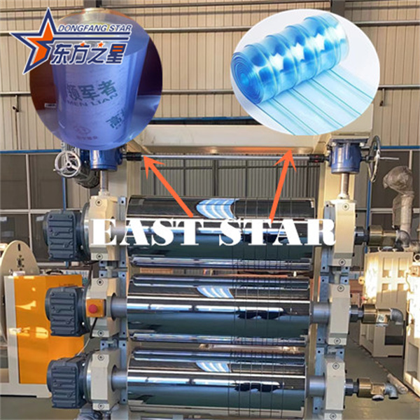 Fabricage van extrusielijnen van kunststof PVC-zachte platen